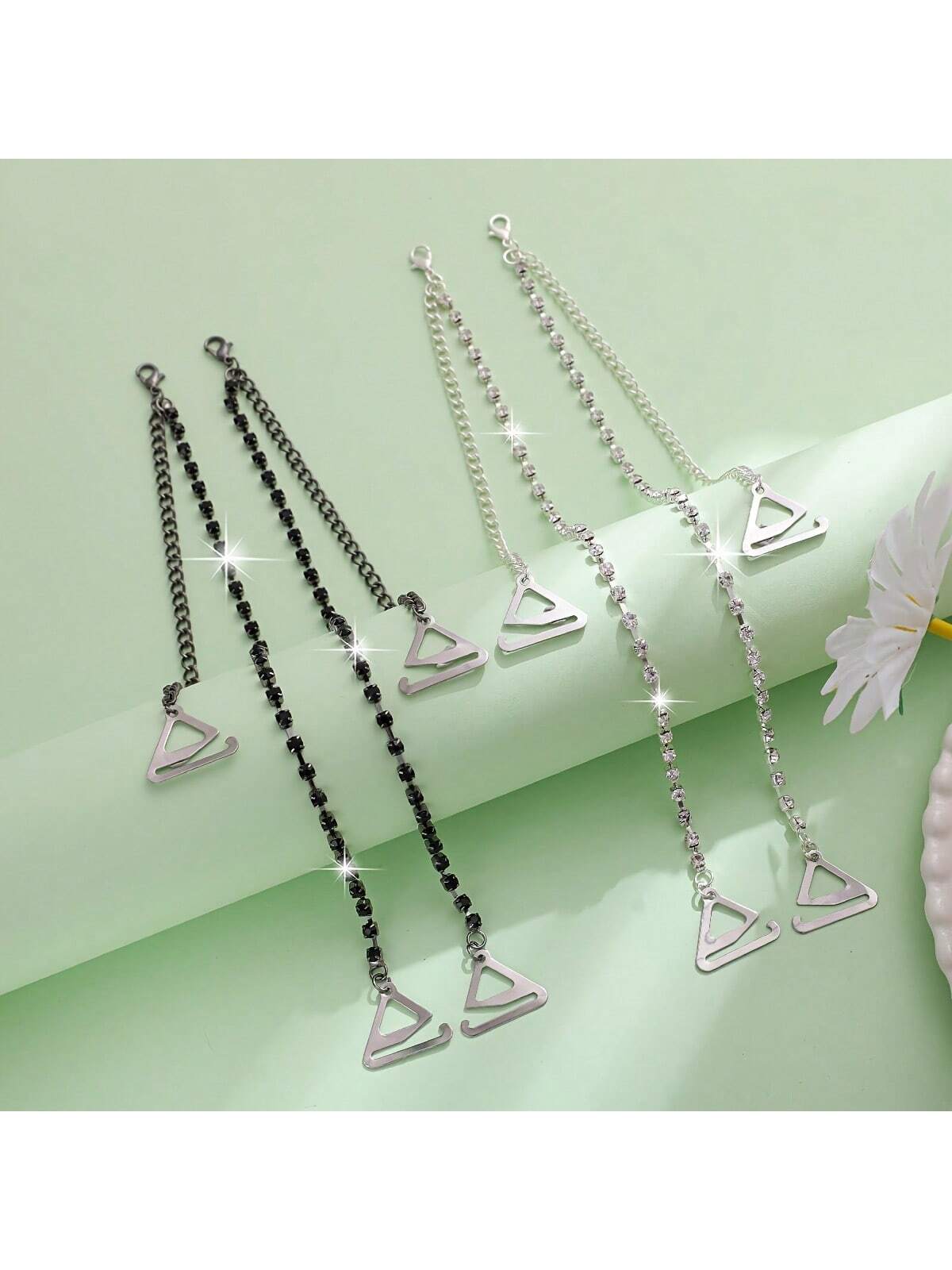 Elegant adjustable rhinestone  - Body Jewelry Bra avaliação e preço