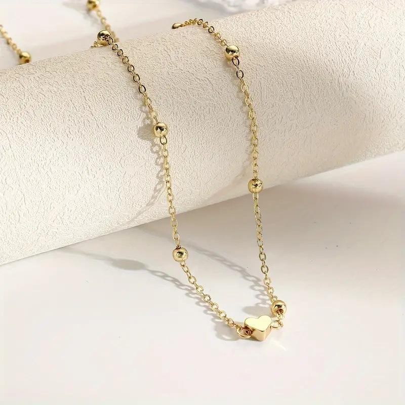 Girls Simple Heart Beaded Bell - Body Jewelry Usa avaliação e preço