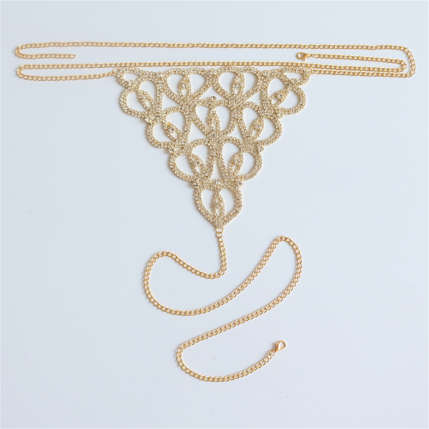 Sexy Body Chain Heart-shaped T - Body Jewelry Luxury avaliação e preço