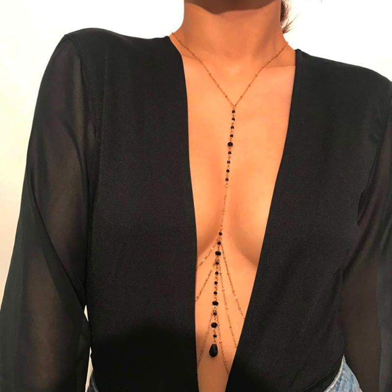 Sexy Multilayer Tassel Bead Be - Body Jewelry Charms avaliação e preço