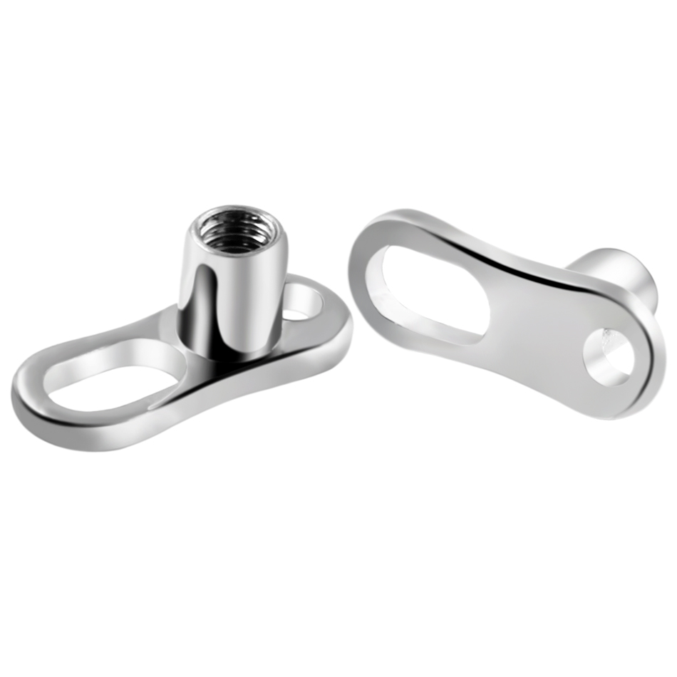 1PC G23 Titanium Piercings Mic - Body Jewelry Dermal avaliação e preço