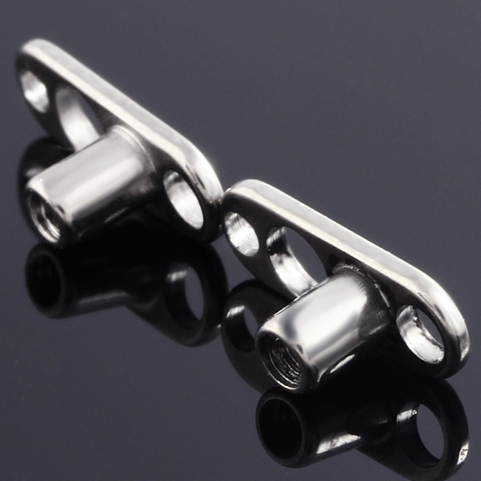 1PC G23 Titanium Piercings Mic - Body Jewelry Dermal avaliação e preço