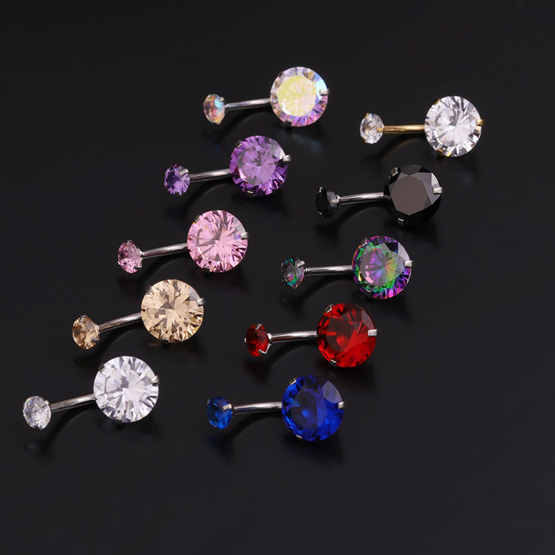 14G Belly Button Rings Surgica - Body Jewelry For Sensitive Skin avaliação e preço