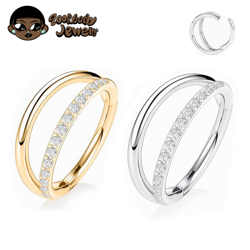 ASTM F136 Titanium 16G Moon No - Zoor Body Jewelry avaliação e preço