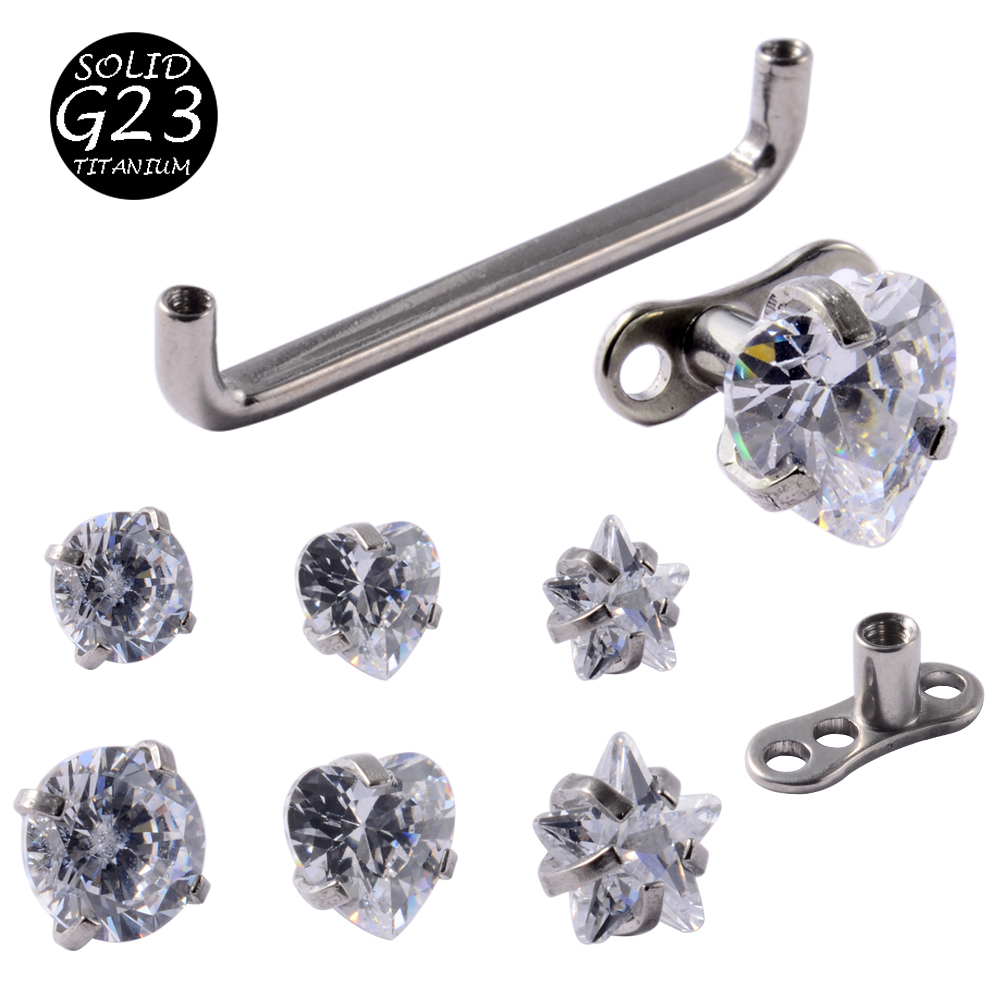 1Peice G23 Titanium Dermal Anc - Body Jewelry Dermal avaliação e preço