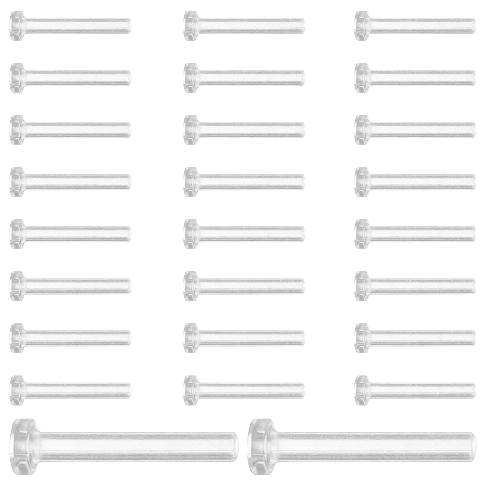 50Pcs Earring Pin Sleeves High - Body Jewelry For Sensitive Skin avaliação e preço
