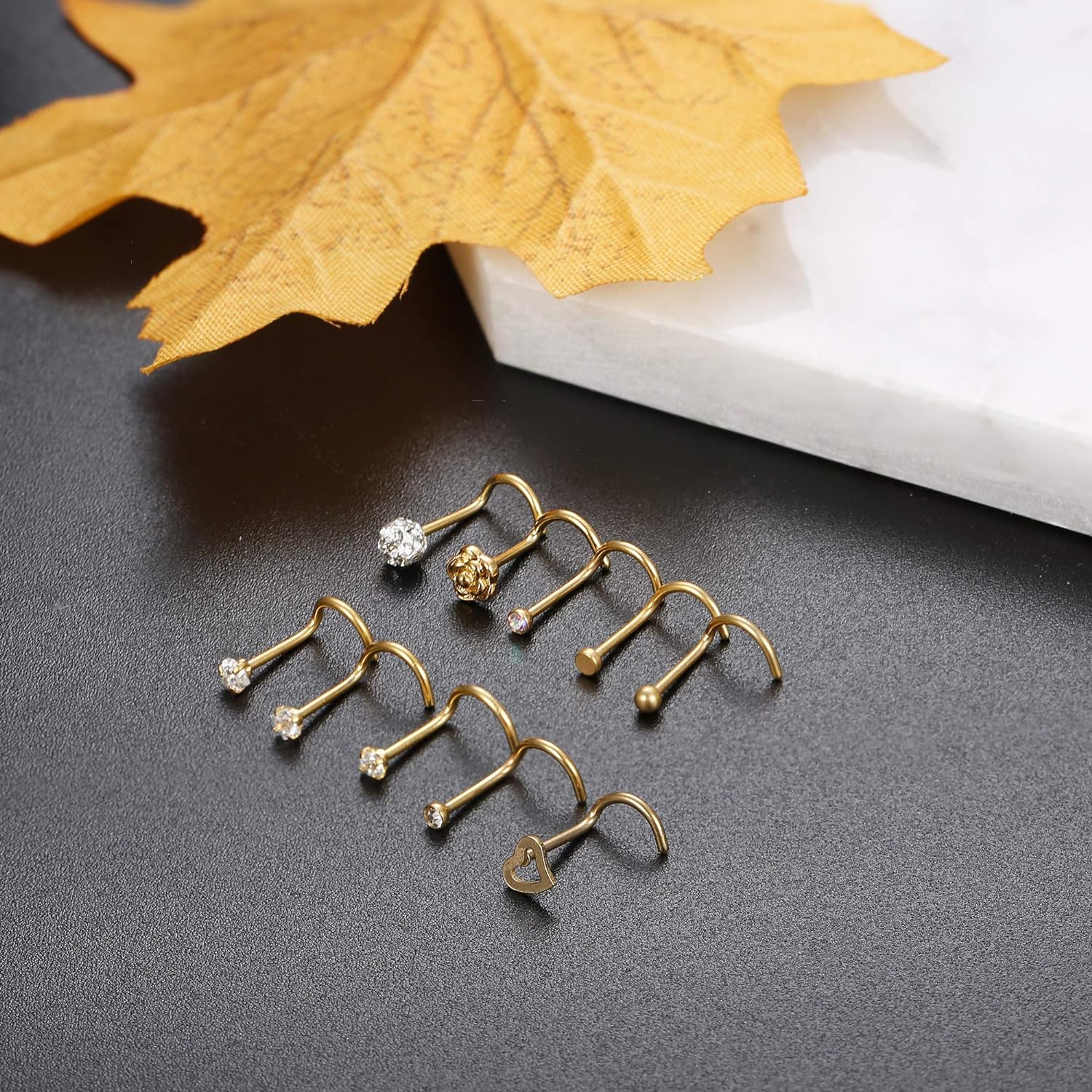 FASACCO 1Pc Stainless Steel Sc - Body Jewelry For Sensitive Skin avaliação e preço