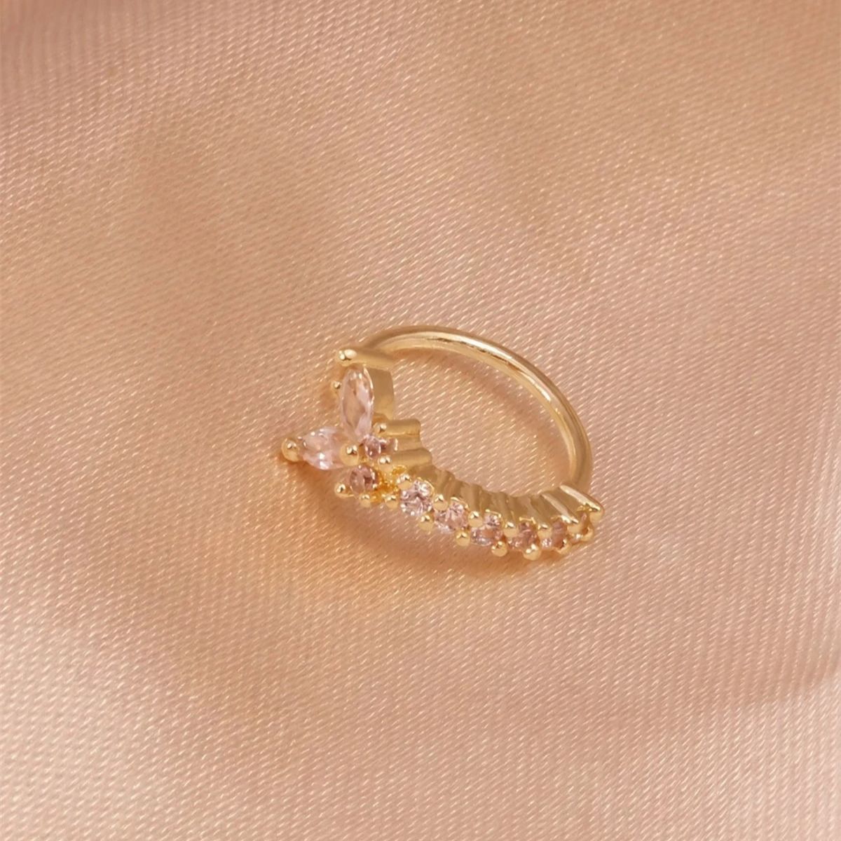 1PC Y - Shape Design No Pierci - Body Jewelry Nose Ring avaliação e preço