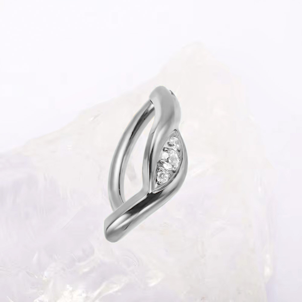 ASTM F136 Titanium 14G Hinged  - Body Jewelry For Sensitive Skin avaliação e preço