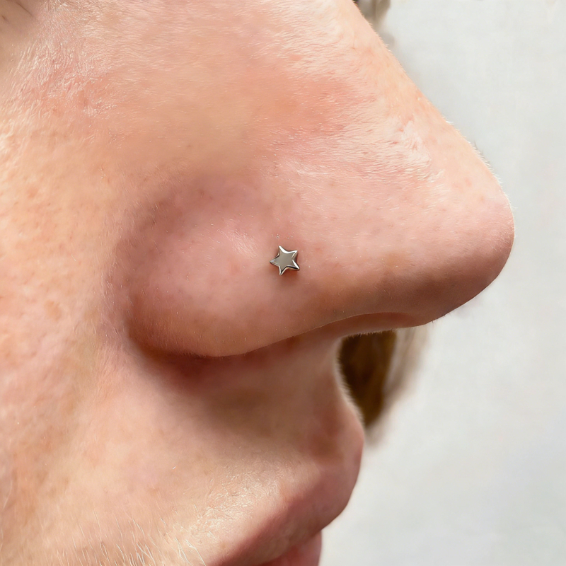 1Pc Trendy Sweet Cool Style St - Body Jewelry Nose Ring avaliação e preço