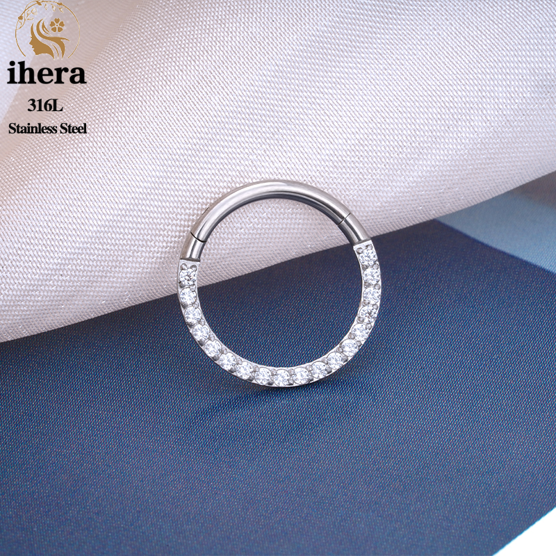 1/10PCS Stainless Steel Nose R - Body Jewelry Nose Ring avaliação e preço