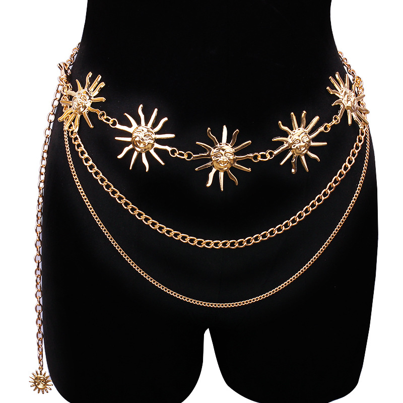 Chunky Multilayer Punk Gothic  - Body Jewelry Chest avaliação e preço