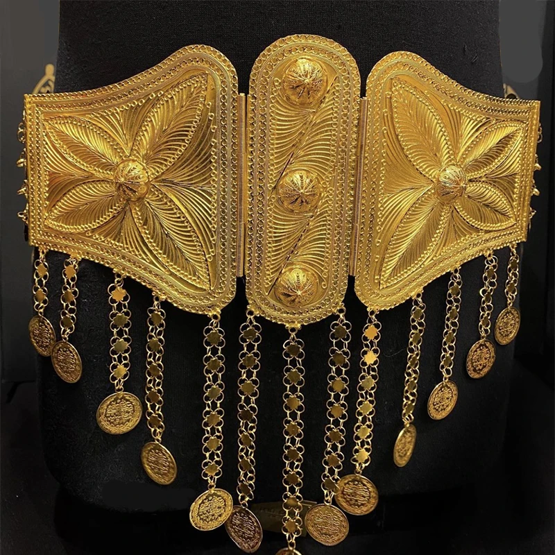 Kurdish Luxury Wedding Jewelry - Body Jewelry Gold Plated avaliação e preço