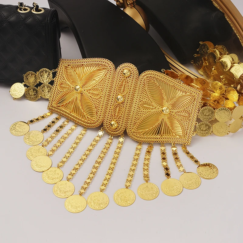 Kurdish Luxury Wedding Jewelry - Body Jewelry Gold Plated avaliação e preço