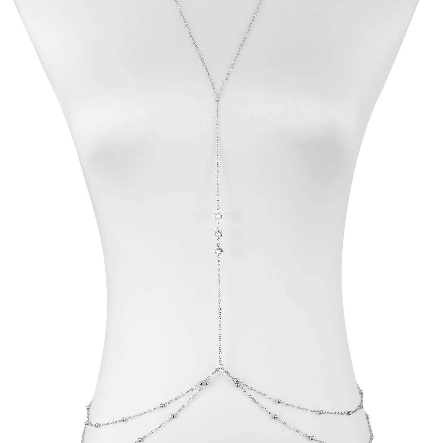 Simple Long Imitation crystal  - Body Jewelry Chest avaliação e preço