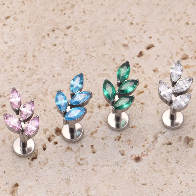 G23 Titanium Gem CZ Ear Conch  - Zoor Body Jewelry avaliação e preço