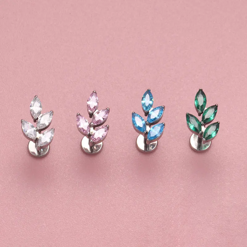 G23 Titanium Gem CZ Ear Conch  - Zoor Body Jewelry avaliação e preço