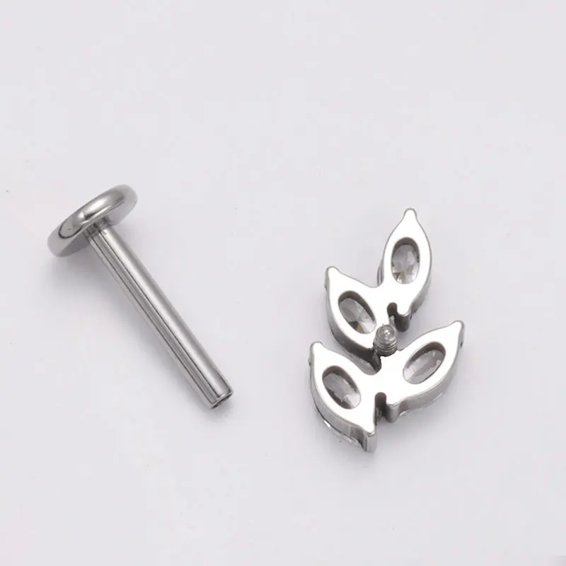 G23 Titanium Gem CZ Ear Conch  - Zoor Body Jewelry avaliação e preço