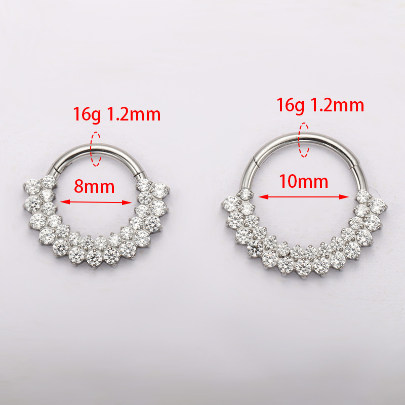 ASTM F136 Titanium Clicker Sep - Zoor Body Jewelry avaliação e preço