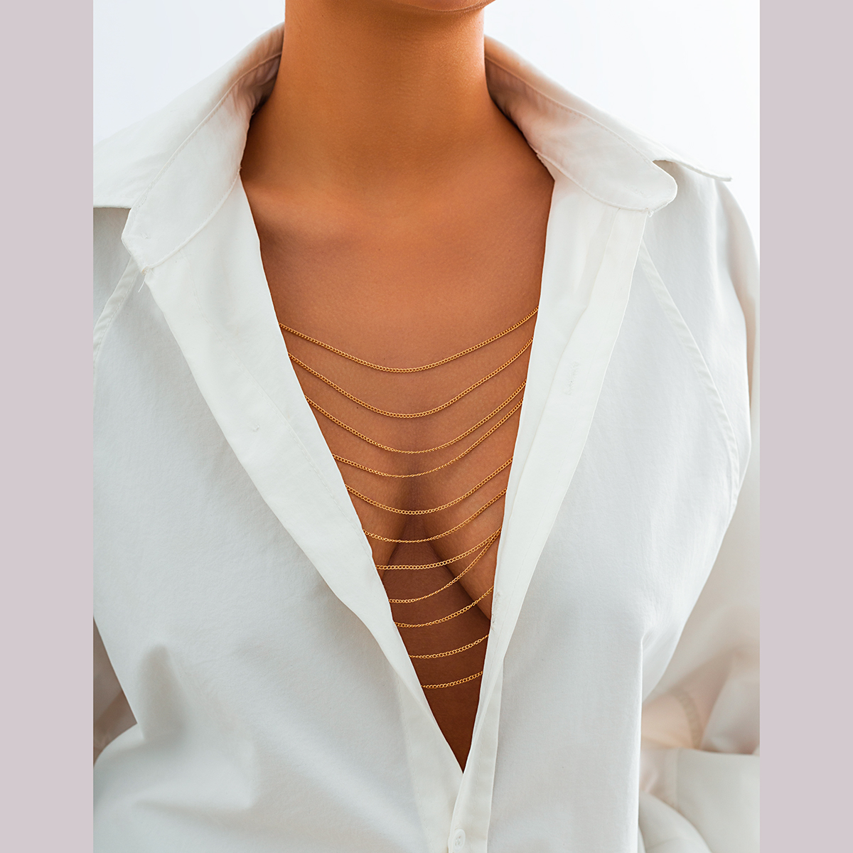 IngeSight.Z Punk Multilayer Me - Body Jewelry Chest avaliação e preço