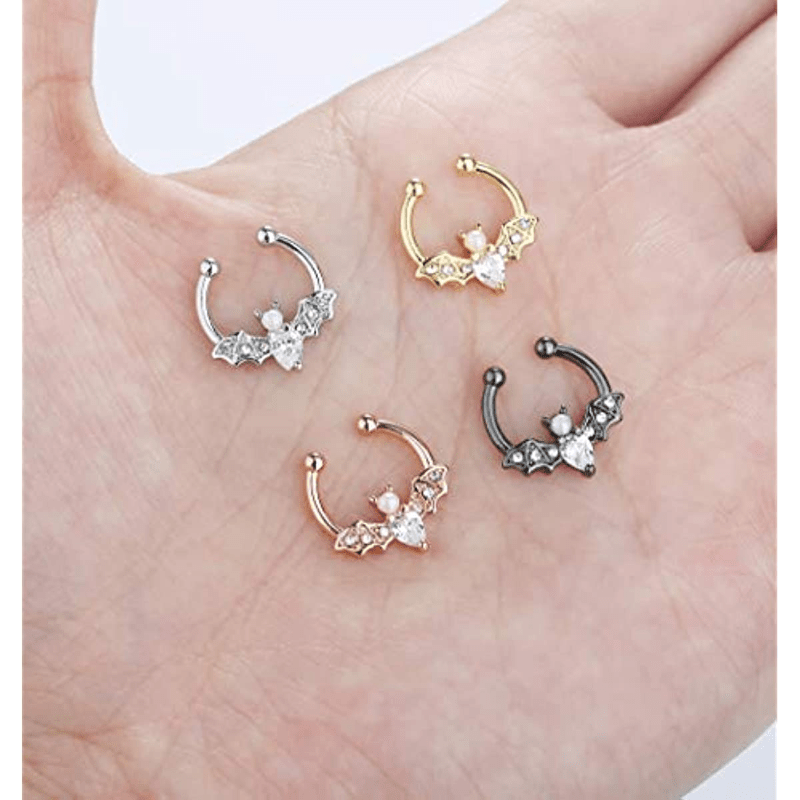 EVISPOL Cute Halloween Bat Fau - Body Jewelry Nose Ring avaliação e preço