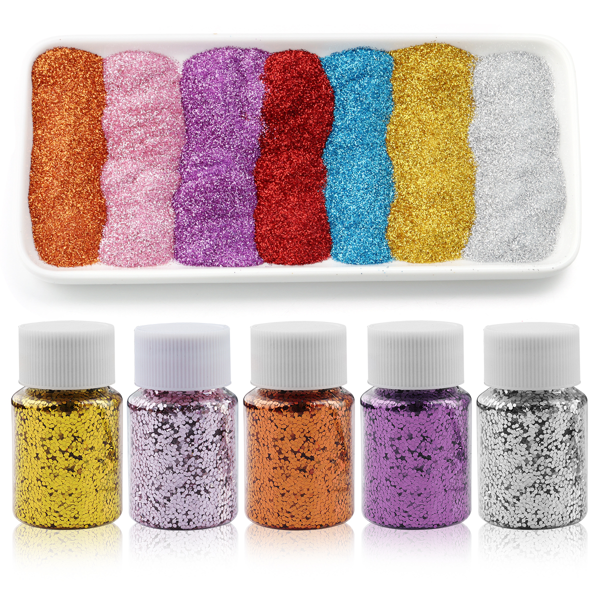 30g/Bottle Holographic Colorfu - Body Jewelry Usa avaliação e preço