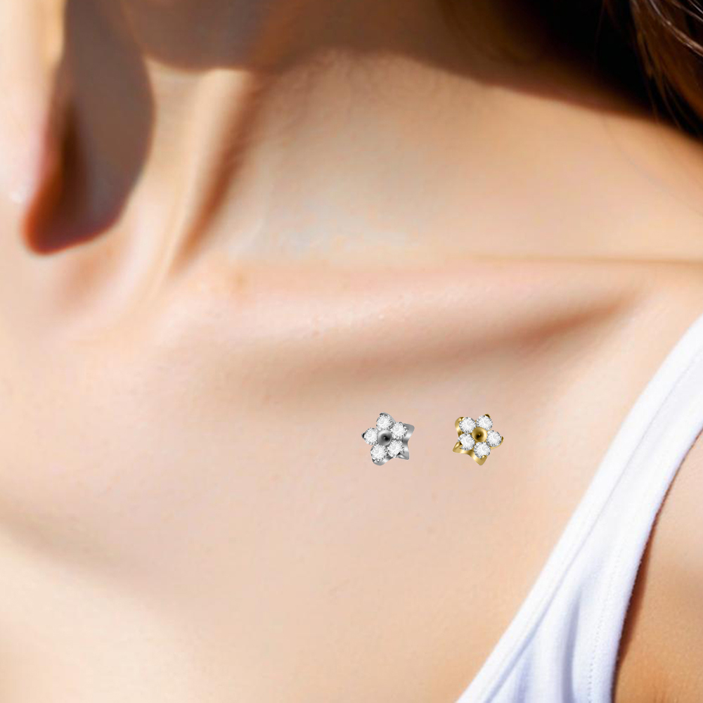 1PC G23 Implant Titanium Derma - Body Jewelry Dermal avaliação e preço