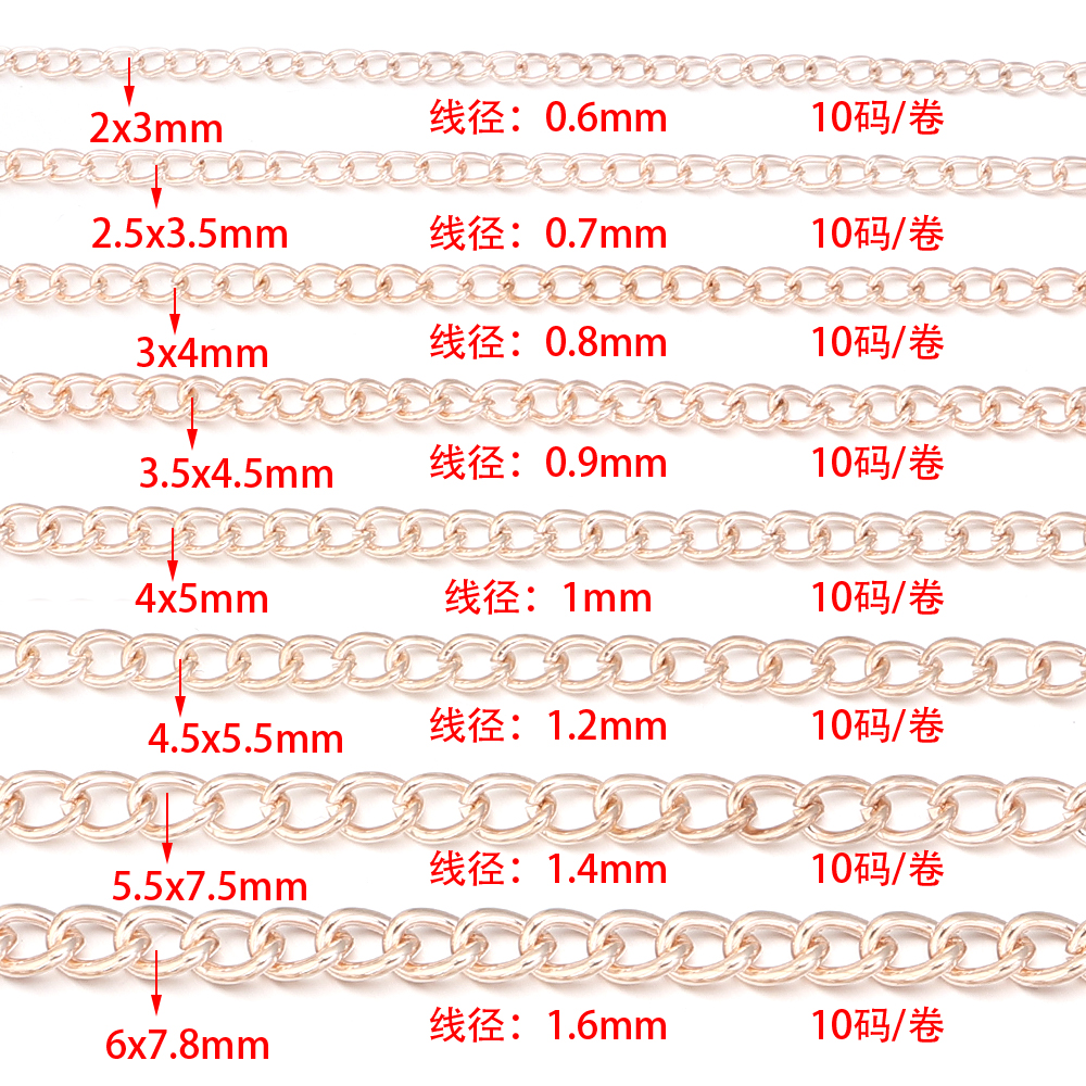 10yards/roll Flat 2-6mm Extens - Body Jewelry Usa avaliação e preço