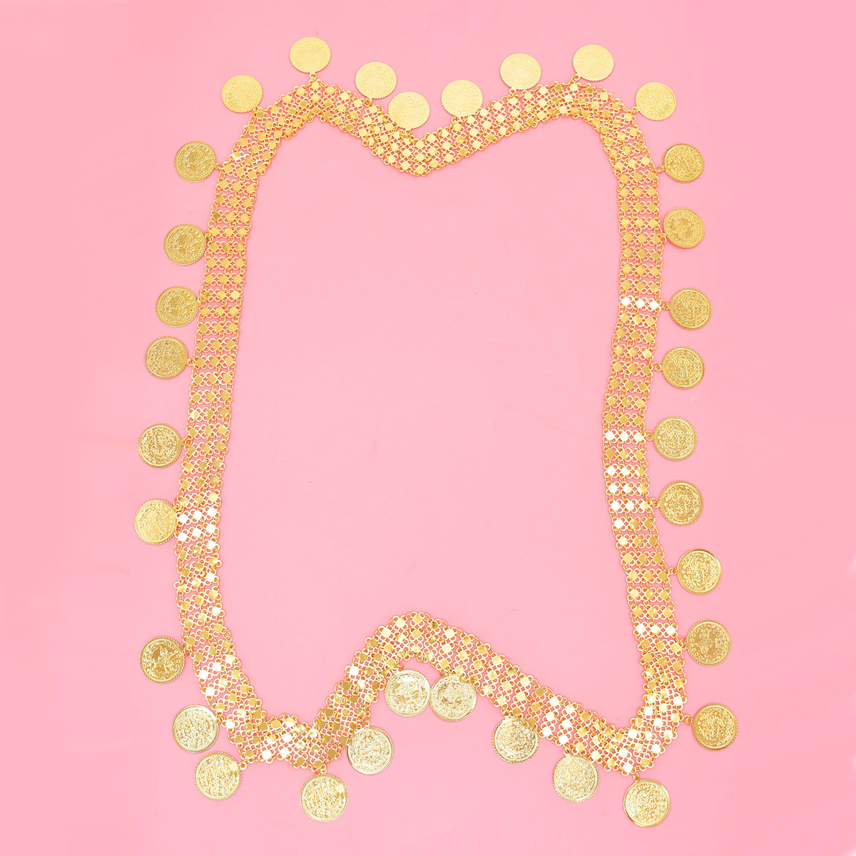 Gold Plated Simple Large Coins - Body Jewelry Gold Plated avaliação e preço