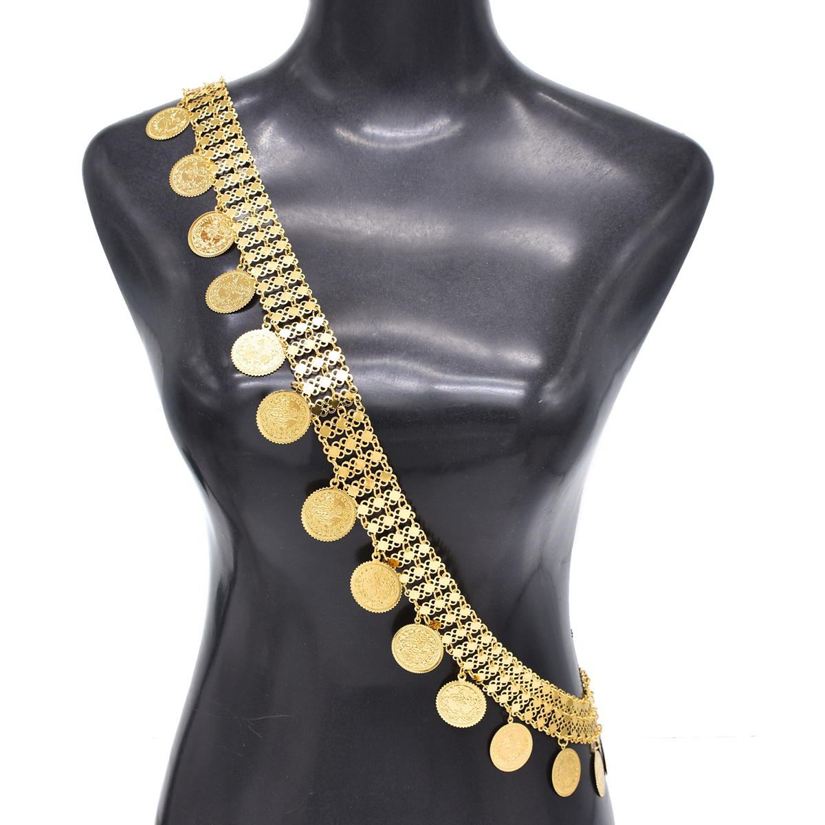 Gold Plated Simple Large Coins - Body Jewelry Gold Plated avaliação e preço