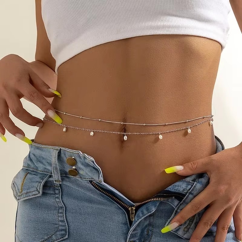 2024 New Trendy Sexy Double La - Body Jewelry Charms avaliação e preço