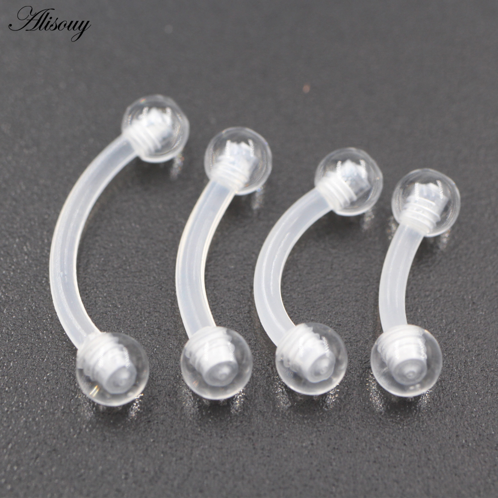 2PCS Transparent Acrylic Balls - Zoor Body Jewelry avaliação e preço