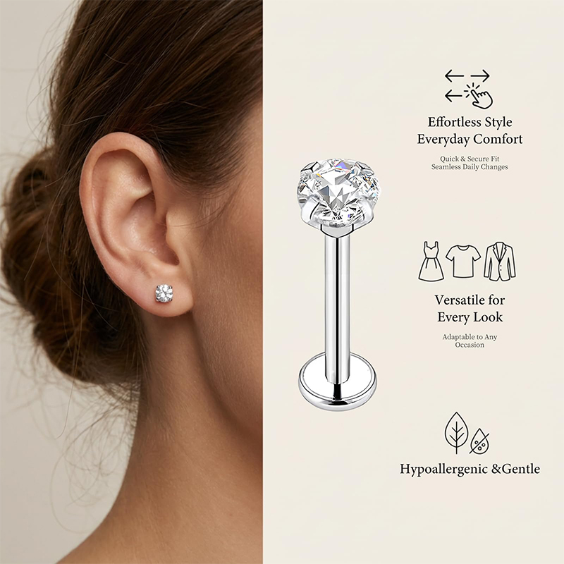 20G/18G/16G Surgical Stainless - Body Jewelry Nose Ring avaliação e preço