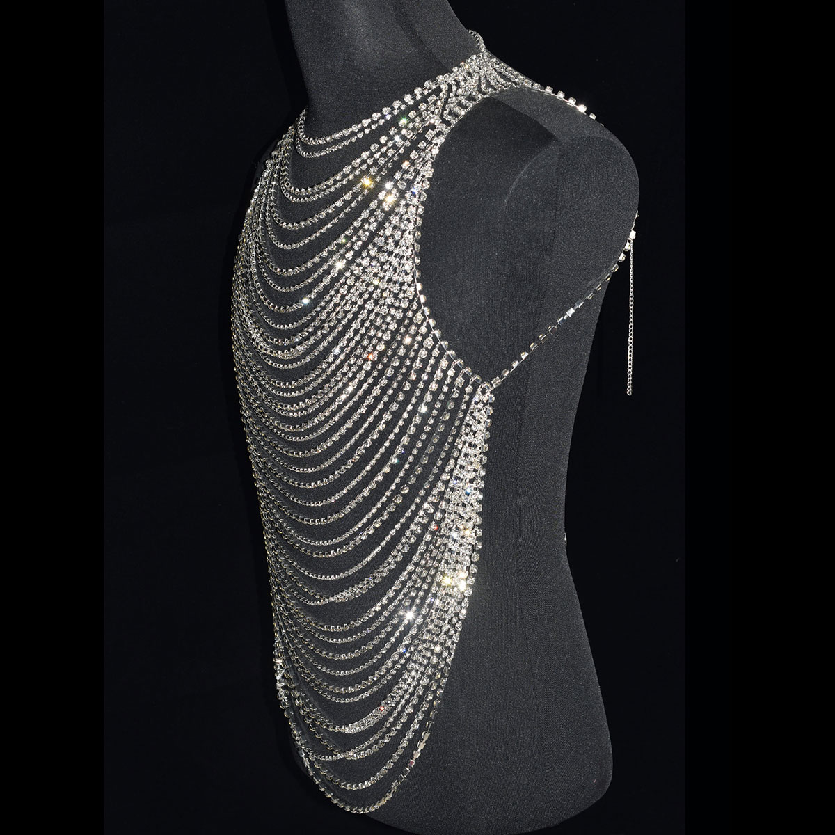 Fashion Luxurious Bling Men Wo - Body Jewelry Chest avaliação e preço